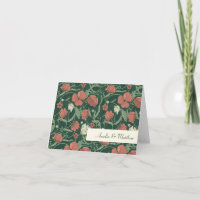 Casamento Floral Botânico Vermelho Verde Floresta