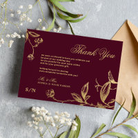 Casamento floral de burgundy com caligrafia de our