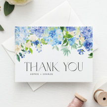 Casamento Floral de Hydrangea Blue Watercolor
