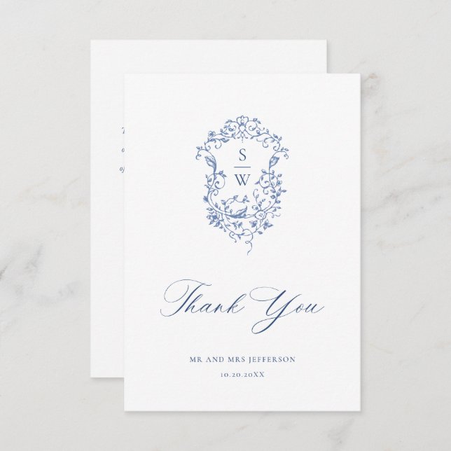 Cartão De Agradecimento Casamento Floral do Jardim dos Rosas Vermelhos Ele (Frente/Verso)