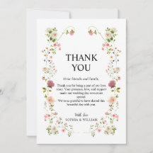 Casamento Floral em Aquarela Elegante
