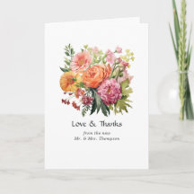 Casamento Floral Rosa, Laranja e Verde