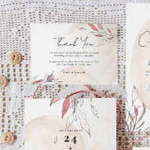 Casamento Floral Rustic Earthy Watercolor