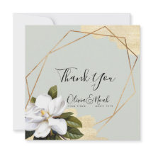 Casamento Magnólia Salvia Obrigado