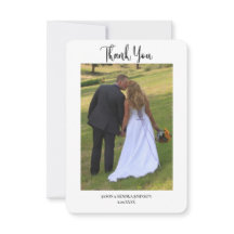 Casamento Mensagem Simples Duas Fotos Moderna