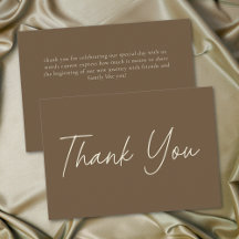 Casamento Minimalista de Chocolate Marrom Elegante