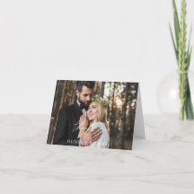 Casamento Obrigado Foto Escrita Manuscrita Elegant