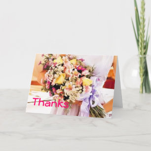 Cartão De Agradecimento Casamento Obrigado Nota