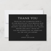 Casamento Preto Moderno | Tipografia Formal Elegan