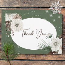 Casamento Rustic Green Pine Winter Sparkle