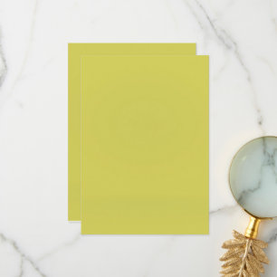 Cartão De Agradecimento Casamento Simples De Cor Sólida Obrigado Não