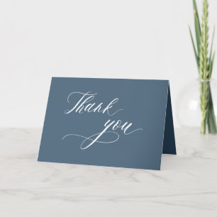 Cartão De Agradecimento Casamento Simples e Minimalista Moderno de Chapas 