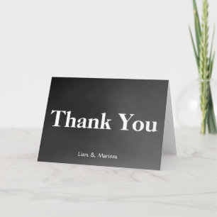 Cartão De Agradecimento Casamento Suave Obrigado Tropical