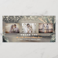 Casamento Tropical de Destino de Praia Obrigado