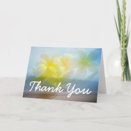 Cartão De Agradecimento Casamento Tropical Paraíso