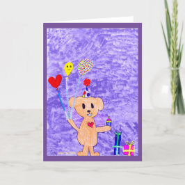 Cartão De Agradecimento Celebração - Arte infantil para COC