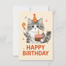 Celebração de Aniversário do Gato KamKam