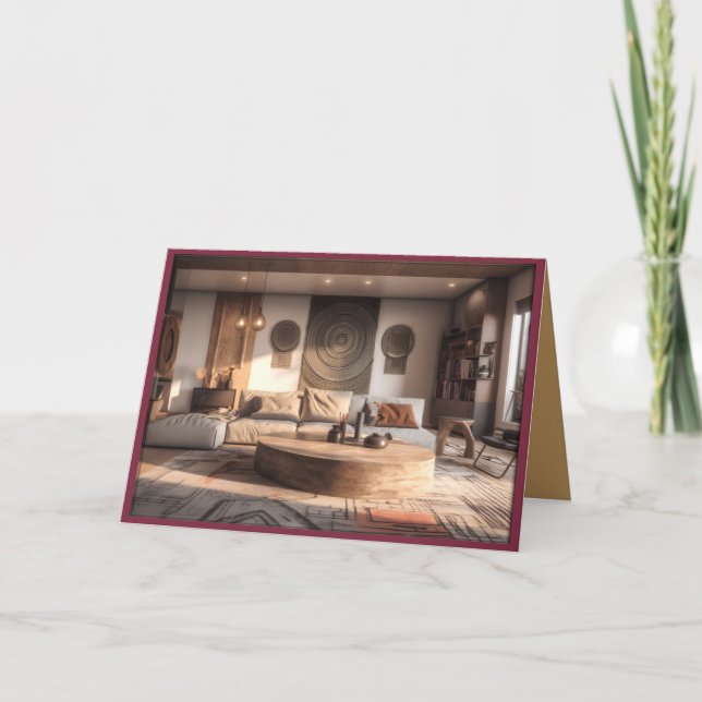 Cartão De Agradecimento Celebrando a África-Mãe (Frente)