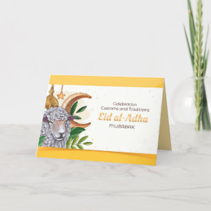 Cartão De Agradecimento Celebration Custons and Traditions (Eid al-Adha)