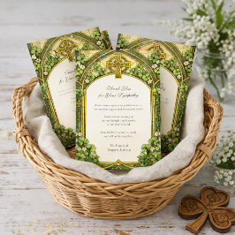 Cartão De Agradecimento Celtic Cross Funeral Sympathy Thank You