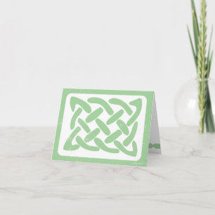 Cartão De Agradecimento Celtic Knot Irish thank you note card 3991