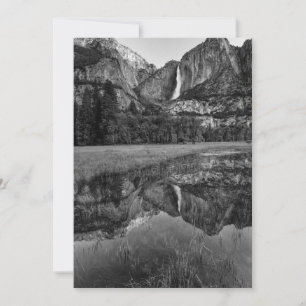 Cartão De Agradecimento Cenário da Cachoeira Superior de Yosemite