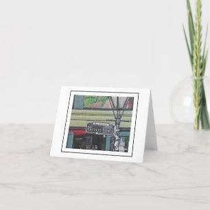 Cartão De Agradecimento Cenas de Nova Orleans Notecard