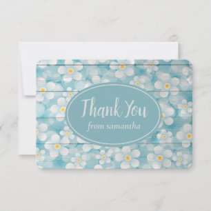 Cartão De Agradecimento Cerca De Madeira Pintada Obrigado