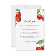 Cereja no Chá de fraldas superior