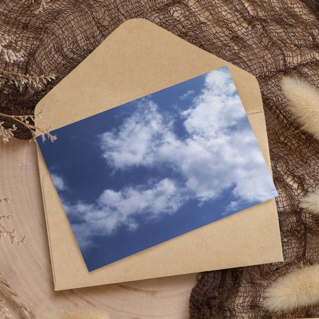 Cartão De Agradecimento Céu (Criador carregado)