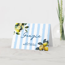 Chá de Bebê de Limão Italiano 