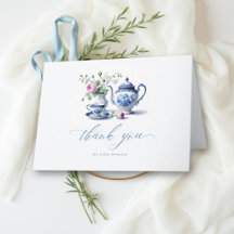 Chá de Bebê de Noiva Algo Azul Chinoiserie Flora