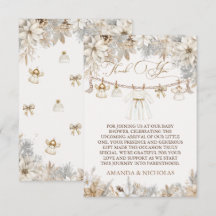 Chá de Bebê Menina Floral de Inverno