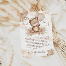 Chá de Bebê Urso de Pelúcia Fofo Bege Pampas 