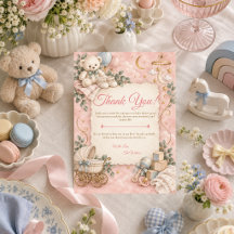 Chá de Bebê Urso Teddy Rosa Caprichoso