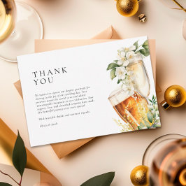 Cartão De Agradecimento Chá de bolhas e Casais de ruptura