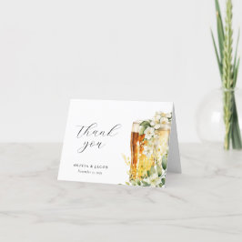 Cartão De Agradecimento Chá de bolhas e Casais de ruptura