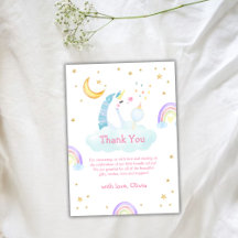 Chá de fraldas Bonito Moderno Rainbow Moon Star Un