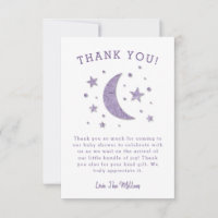 Chá de fraldas das estrelas da lua roxa doce