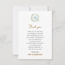 Cartão De Agradecimento Chá de fraldas De Brinquedos Neutros Para O Gênero