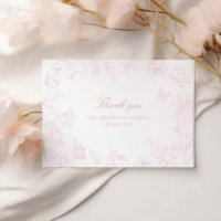 Chá de fraldas de Chinoiserie de Rosa suave