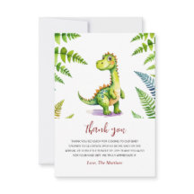 Chá de fraldas de dinossauro bonito