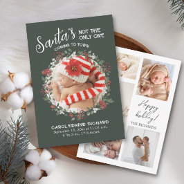 Cartão De Agradecimento Chá de fraldas de Feriado de Estatísticas de Nasci