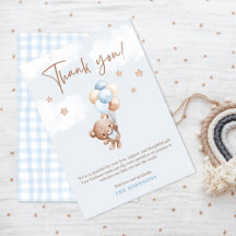 Chá de fraldas de Urso Azul