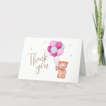 Chá de fraldas do Urso Cinzento Azul-Cor-de-Rosa-C