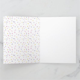 Cartão De Agradecimento chá de fraldas doce