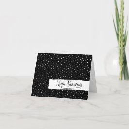 Cartão De Agradecimento Chá de fraldas Francês de Paris Obrigado