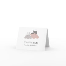 Chá de fraldas Gelado Moderno de Kitten
