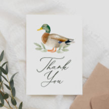 Chá de fraldas Mallard Duck