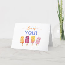 Chá de fraldas Popcicle de Sorvete Moderno